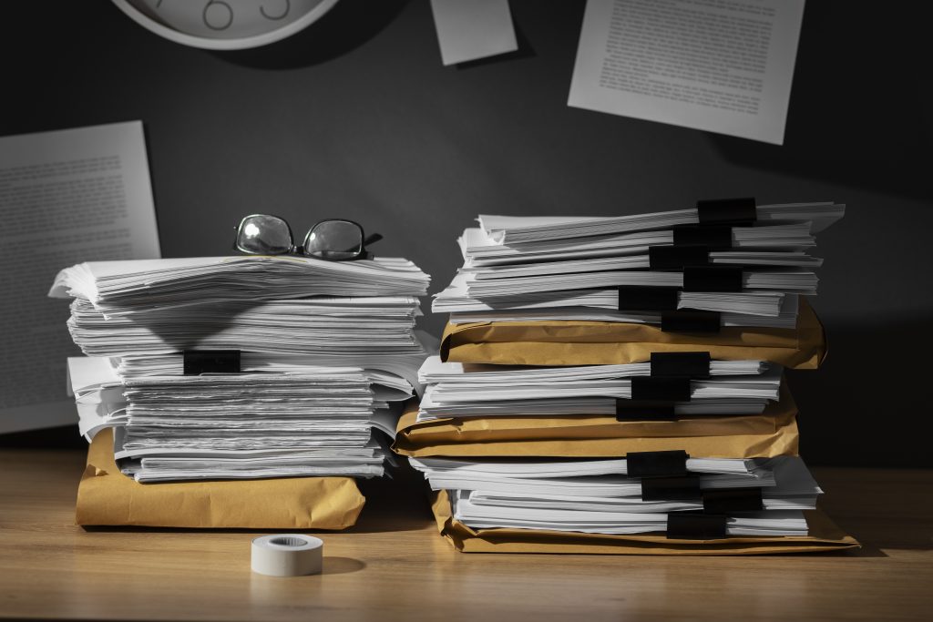 still-life-documents-stack